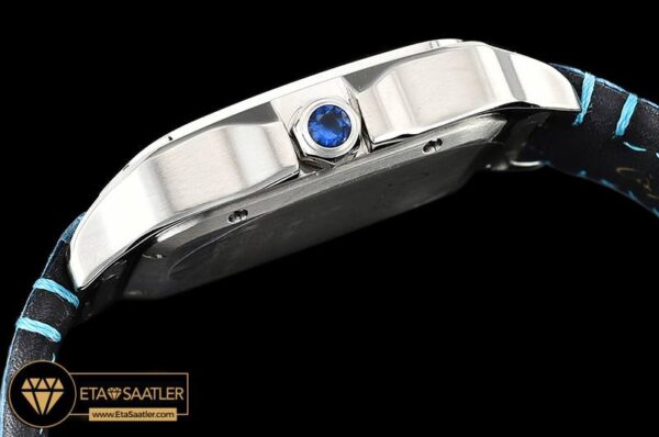 CAR0430G -Santos D Cartier 2018 Ladies SSLE (Blue)Wht Swiss Qtz modelleri