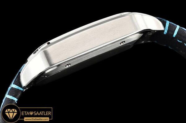 CAR0430G -Santos D Cartier 2018 Ladies SSLE (Blue)Wht Swiss Qtz modelleri