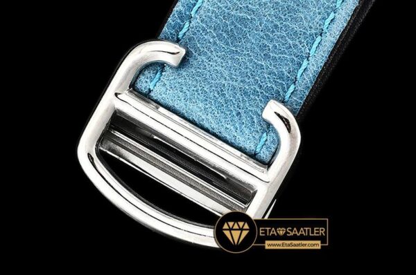 CAR0430G -Santos D Cartier 2018 Ladies SSLE (Blue)Wht Swiss Qtz modelleri