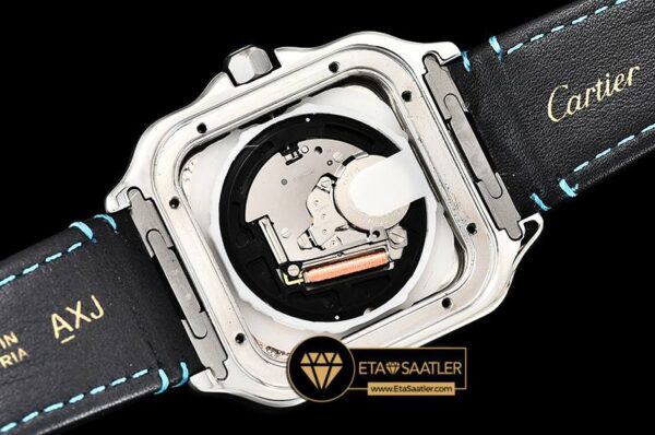 CAR0430G -Santos D Cartier 2018 Ladies SSLE (Blue)Wht Swiss Qtz modelleri