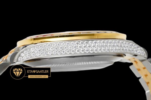Datejust taşlı rolex datejust elmas bezel pırlanta kadran 41mm 3235 super clone eta (6) 06