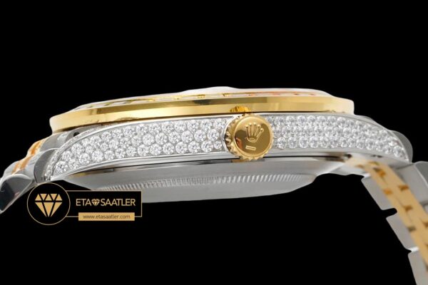 Datejust taşlı rolex datejust elmas bezel pırlanta kadran 41mm 3235 super clone eta (7) 07