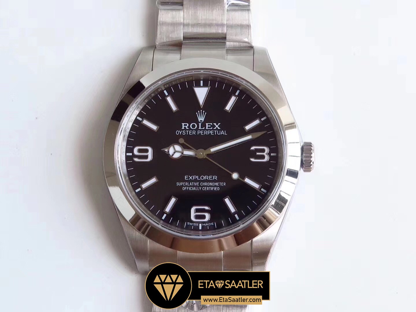 Rolex Explorer 214270 Version 8 1 1 904L Celik 3132 Super Clone ETA