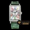 Franck Muller Long Island Ladies Renkli Gösterge Yeşil Kordon Swiss ETA