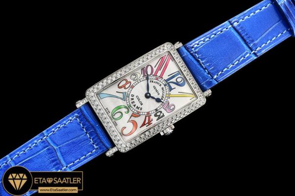 FM147C -Long Island Ld 952QZ DIAMSSLE (Blue) Wht GF Swiss Qtz modelleri