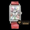 Franck Muller Long Island Ladies Renkli Gösterge Kırmızı Kordon Swiss ETA