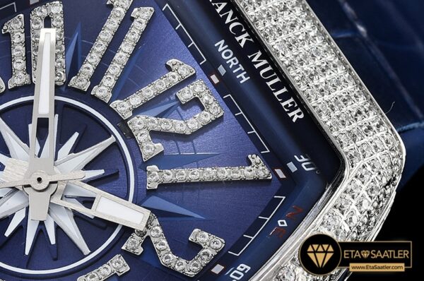 FM151 – Vanguard Mens V45 Diams SSLERU Blue Diam ABF Asia 2824 modelleri