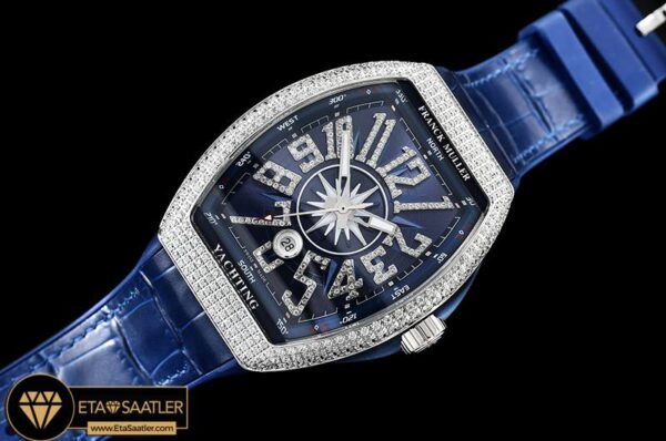 FM151 – Vanguard Mens V45 Diams SSLERU Blue Diam ABF Asia 2824 modelleri