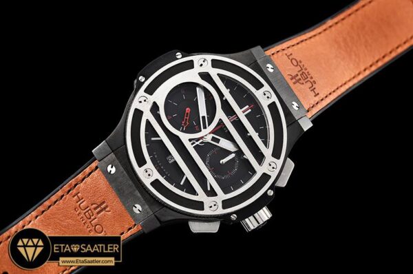 HUB0377A – Big Bang Chukker Edition 44mm PVDLE Black Asia 7750 modelleri