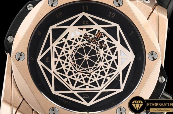 HUB0389B – Big Bang Sang Bleu Ltd Ed RGLE Black TMF Miyota 27J modelleri