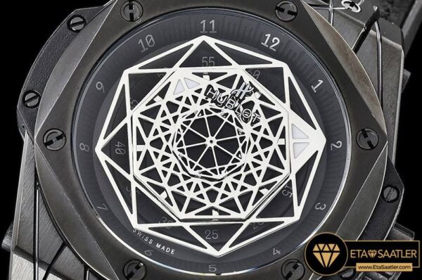 HUB0389C – Big Bang Sang Bleu Ltd Ed PVDLE Black TMF Miyota 27J modelleri