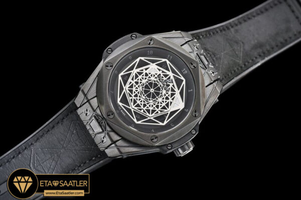 HUB0389C – Big Bang Sang Bleu Ltd Ed PVDLE Black TMF Miyota 27J modelleri