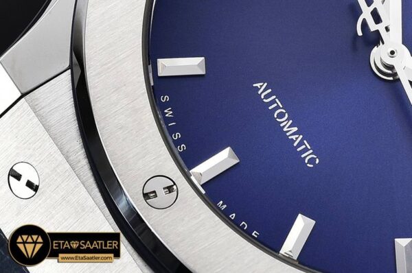 HUB0357D – Classic Fusion Bang 42mm SSTILERU Blue A2892 Mod modelleri