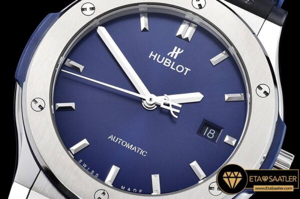 HUB0357D – Classic Fusion Bang 42mm SSTILERU Blue A2892 Mod modelleri