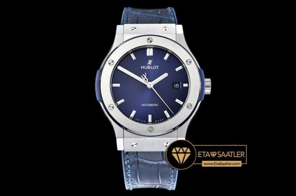 HUB0357D – Classic Fusion Bang 42mm SSTILERU Blue A2892 Mod modelleri