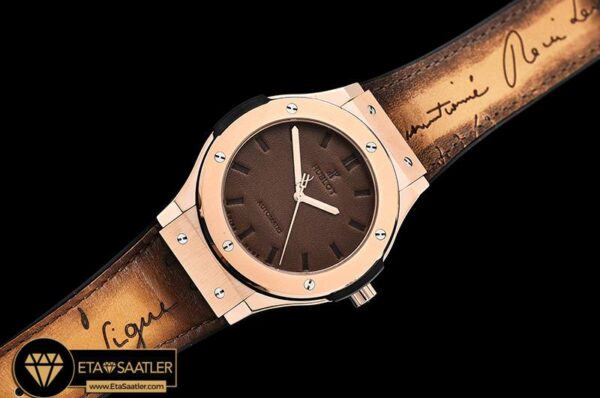 HUB0386C – Classic Fusion Berluti Scritto RGLE Brown V2 A2892 modelleri
