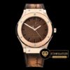 Hublot Classic Fusion Berluti Scritto Pembe Altın Kasa Kahverengi Kadran ETA