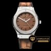 Hublot Classic Fusion Berluti Scritto Çelik Kasa Kahverengi Kadran ETA