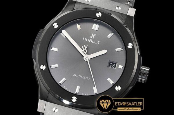 HUB0392A – Classic Fusion Bang 42mm DLCLERU Grey JJF A2892 modelleri