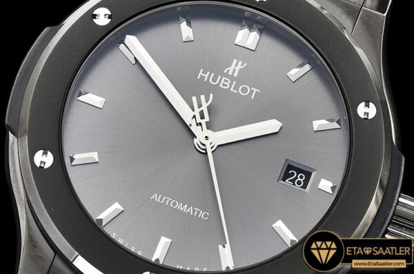 HUB0392A – Classic Fusion Bang 42mm DLCLERU Grey JJF A2892 modelleri