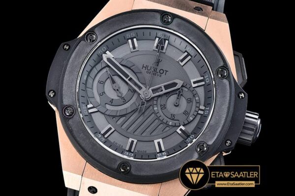 HUB0367 – King Power Foudroyante 48mm CERRGRU Black Asia 7750 modelleri