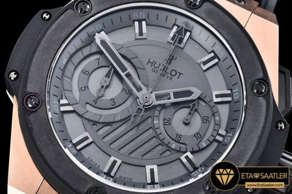 HUB0367 – King Power Foudroyante 48mm CERRGRU Black Asia 7750 modelleri