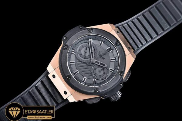 HUB0367 – King Power Foudroyante 48mm CERRGRU Black Asia 7750 modelleri