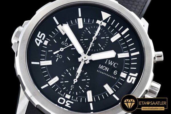 IWC0334B – AquaTimer Chronograph SSRU Black V6F Asia 7750 modelleri