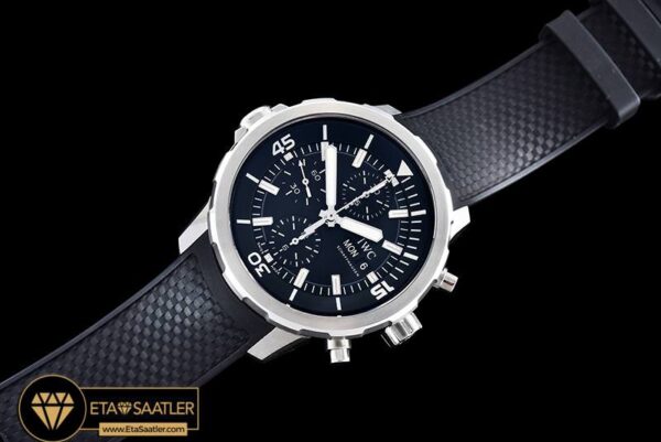 IWC0334B – AquaTimer Chronograph SSRU Black V6F Asia 7750 modelleri