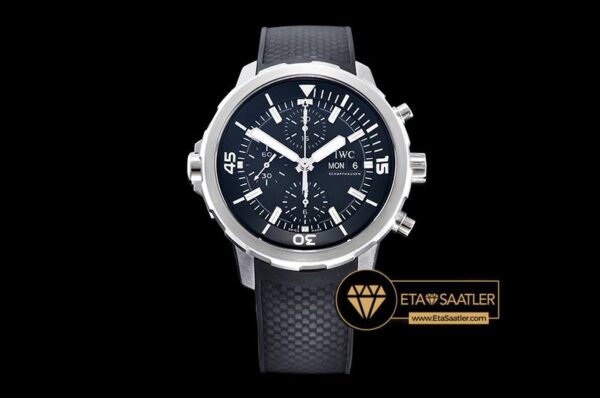 IWC0334B – AquaTimer Chronograph SSRU Black V6F Asia 7750 modelleri