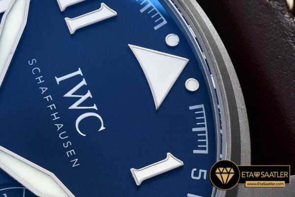 IWC0340A – Big Pilot LPP SandBlasted SSLE Blue YLF A521111 modelleri