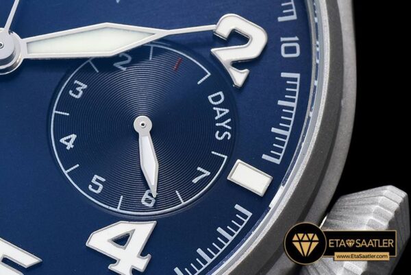 IWC0340A – Big Pilot LPP SandBlasted SSLE Blue YLF A521111 modelleri