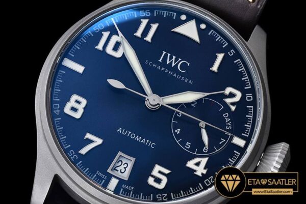 IWC0340A – Big Pilot LPP SandBlasted SSLE Blue YLF A521111 modelleri