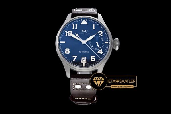 IWC0340A – Big Pilot LPP SandBlasted SSLE Blue YLF A521111 modelleri