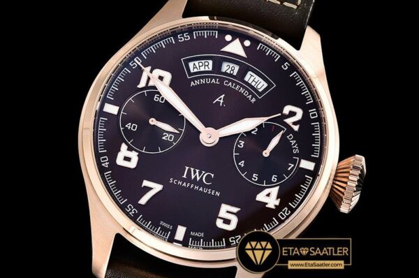 IWC0387B – Big Pilot Annual Cal. St Exp RGLE Brown YLF A52850 modelleri