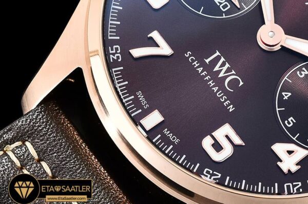 IWC0387B – Big Pilot Annual Cal. St Exp RGLE Brown YLF A52850 modelleri