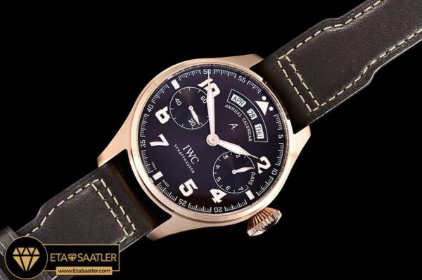 IWC0387B – Big Pilot Annual Cal. St Exp RGLE Brown YLF A52850 modelleri