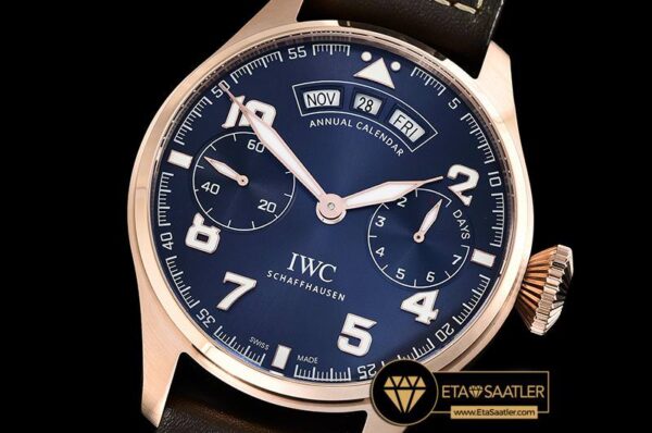 IWC0387C – Big Pilot Annual Cal. LPP RGLE Blue YLF A52850 modelleri
