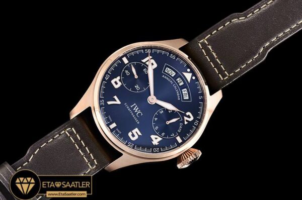 IWC0387C – Big Pilot Annual Cal. LPP RGLE Blue YLF A52850 modelleri