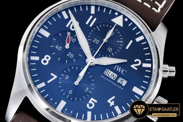 IWC0320 – 3777 Pilot Chrono SSLE Blue Le Petit V2 ZF A7750 modelleri
