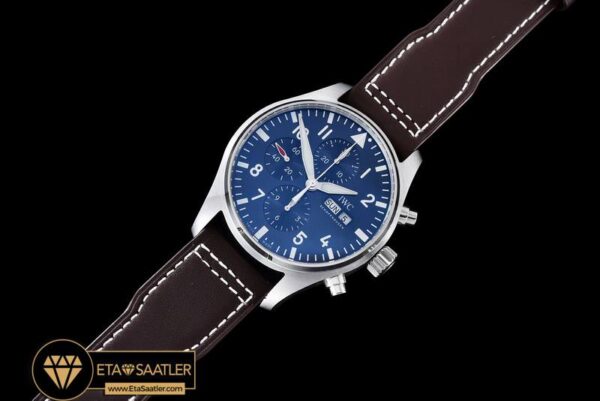 IWC0320 – 3777 Pilot Chrono SSLE Blue Le Petit V2 ZF A7750 modelleri