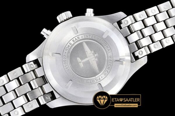 IWC0339 – IWC Pilot Chronograph Ref.3777 SSSS Black V6F A7750 modelleri