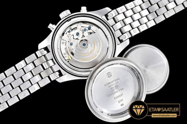 IWC0339 – IWC Pilot Chronograph Ref.3777 SSSS Black V6F A7750 modelleri