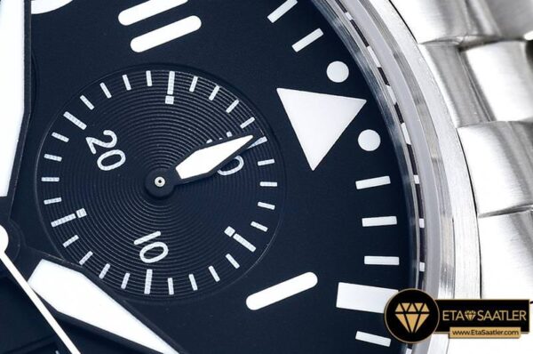 IWC0339 – IWC Pilot Chronograph Ref.3777 SSSS Black V6F A7750 modelleri