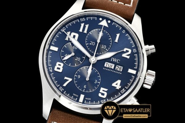 IWC0409 – Pilot Chrono Le Petit 377721 SSLE Blue ZF A7750 modelleri