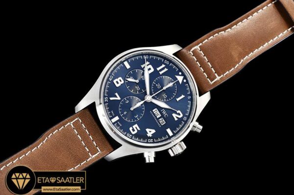 IWC0409 – Pilot Chrono Le Petit 377721 SSLE Blue ZF A7750 modelleri