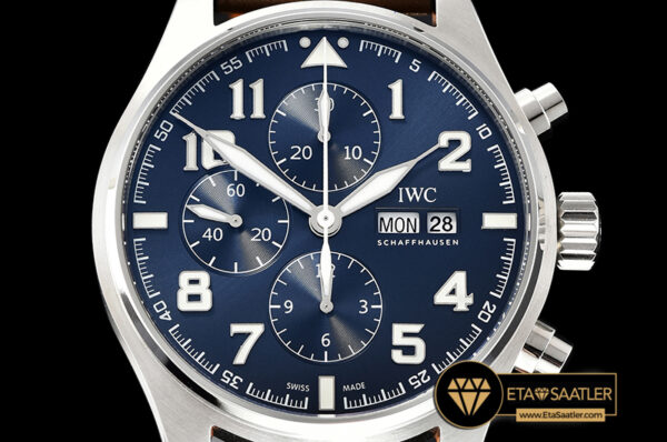IWC0409 – Pilot Chrono Le Petit 377721 SSLE Blue ZF A7750 modelleri