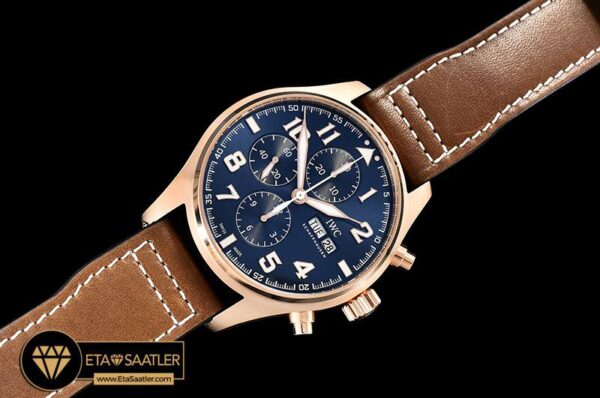 IWC0410 – Pilot Chrono Le Petit 377721 RGLE Blue ZF A7750 modelleri
