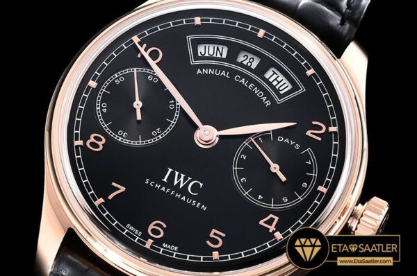 IWC0383A- Portugieser Annual Cal. IW503502 RGLE BlkRose A52850 modelleri