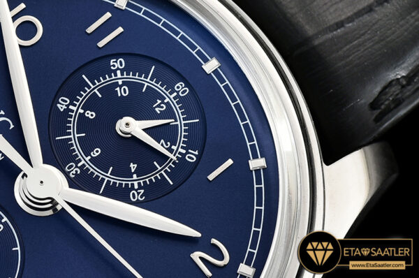 IWC0406 – Portuguese Chrono Classic IW390404 SSLE Blue ZF A7750 modelleri